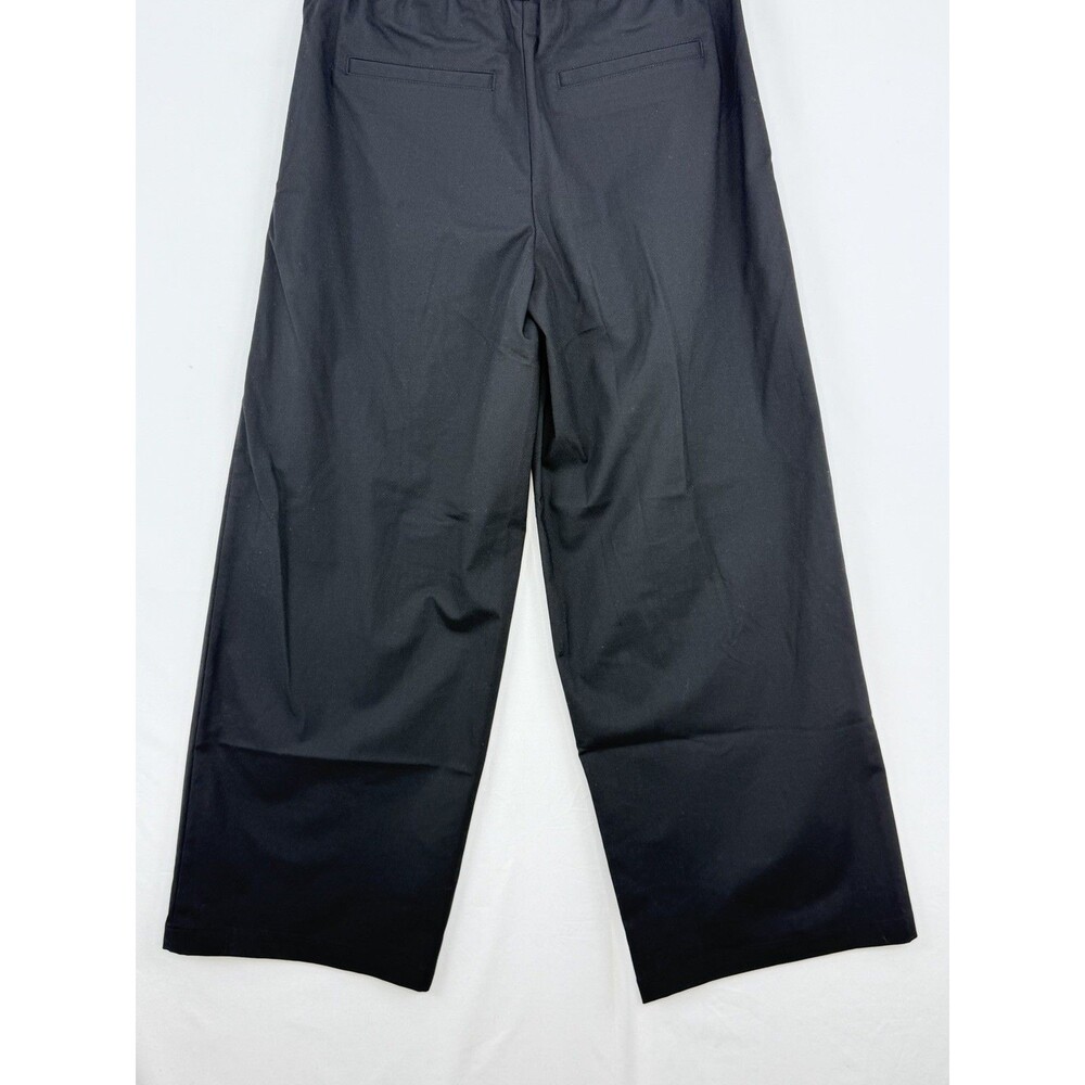 Wild Fable Women’s Black Mid Rise Waist Tie Slouchy Wide Leg Trousers Size S - Picture 9 of 16